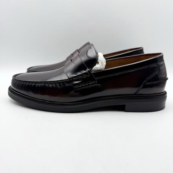 Cole Haan Mens Pinch Prep Penny Loafers US 10 M EU 43 Burgundy Leather NIB - Picture 8 of 12